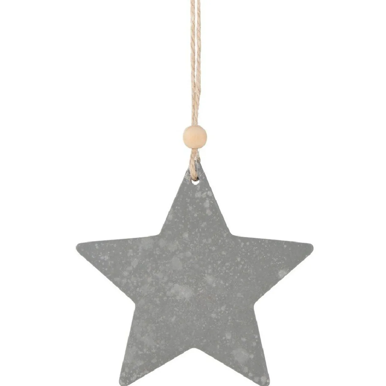 Décoration de Noël à suspendre grise