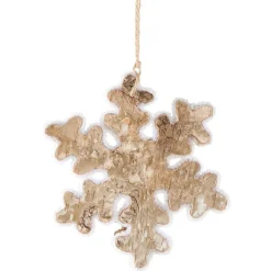 Décoration de Noël à suspendre en bois massif