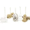 Décoration de Noël à suspendre animaux x5