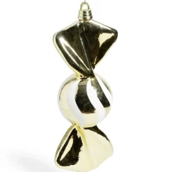 Décoration de Noël bonbon forme XL à suspendre H60cm - 2 coloris