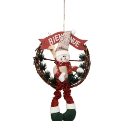 Décoration de Noël couronne porte