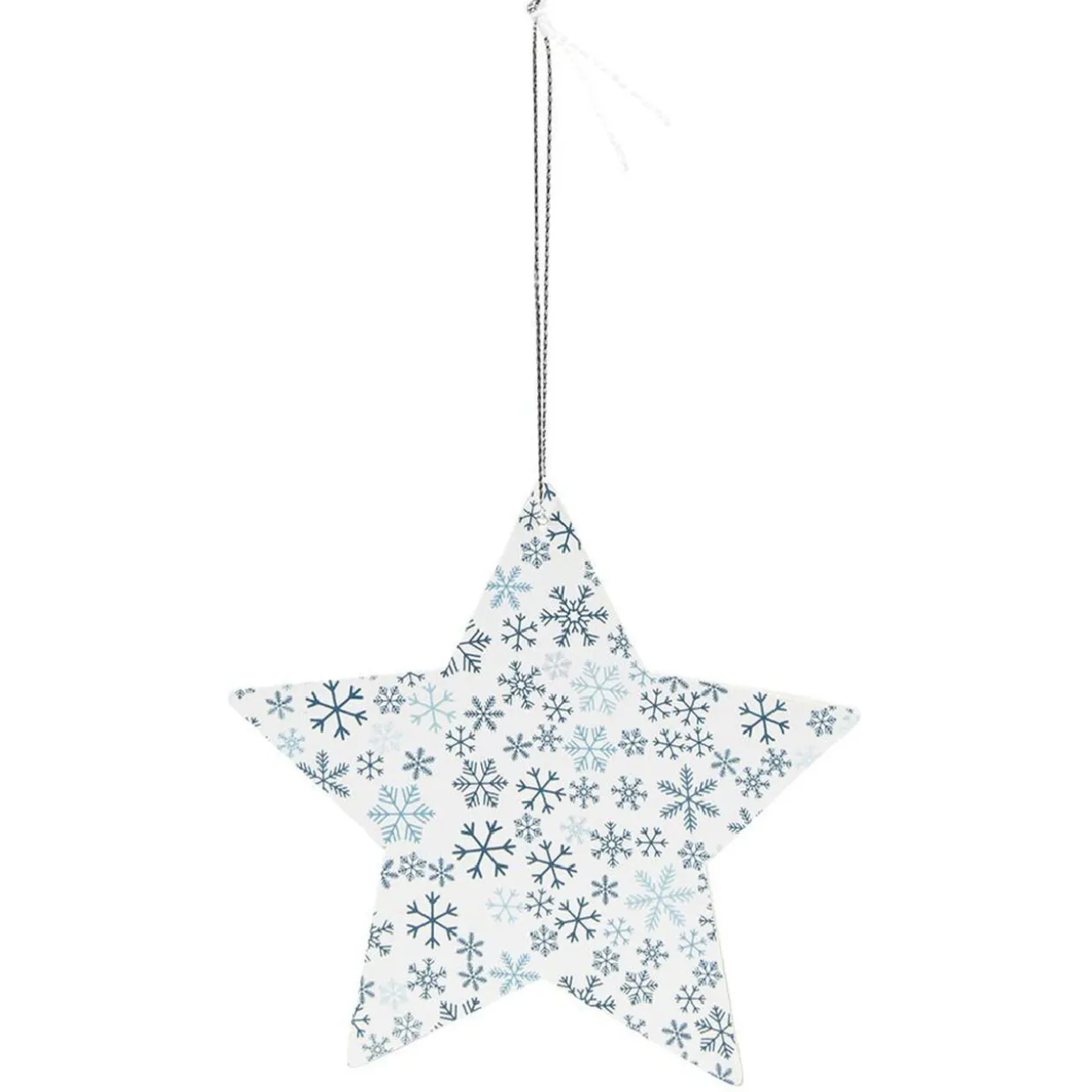 Décoration de Noël en bois à suspendre L10x10 cm