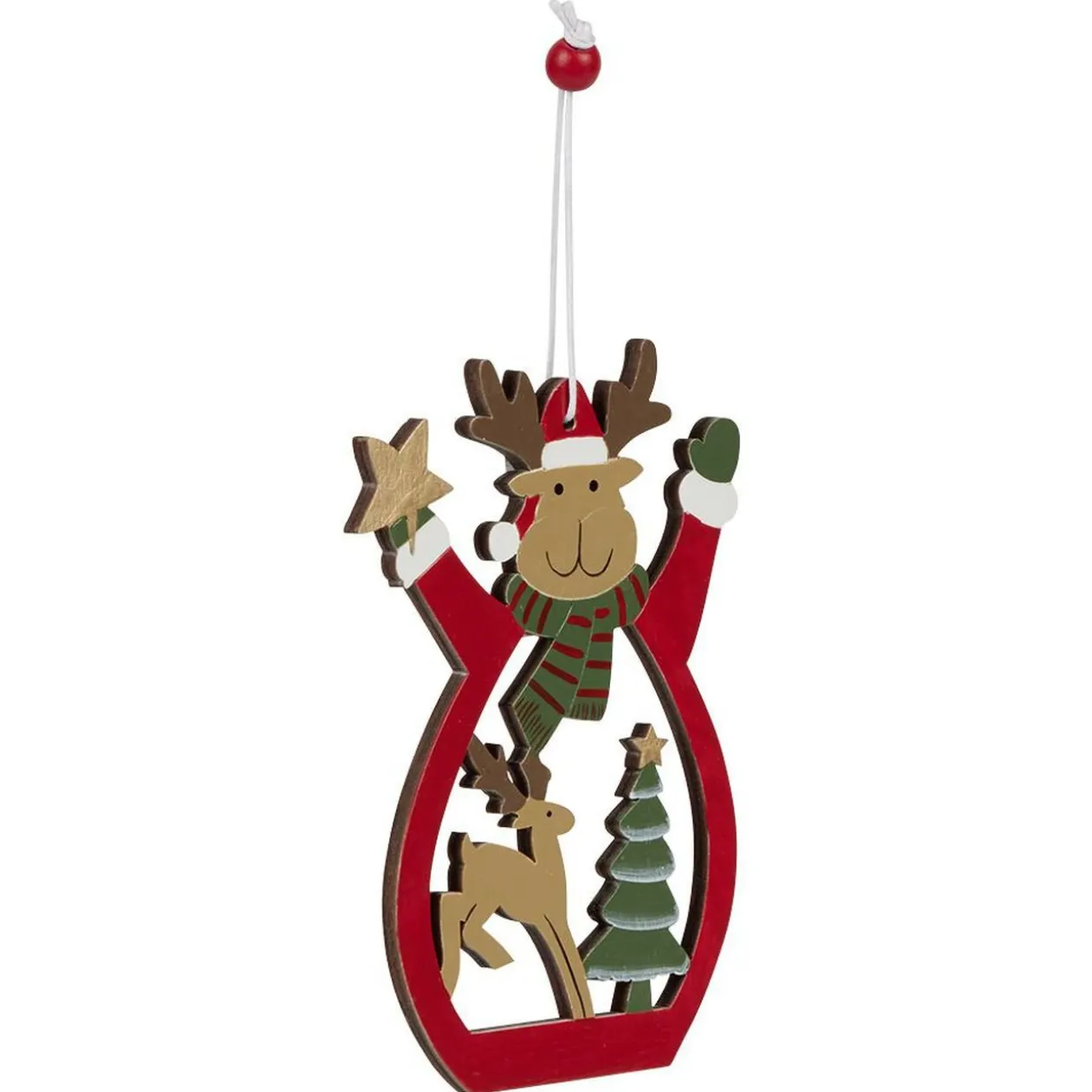 Décoration de Noël en bois à suspendre