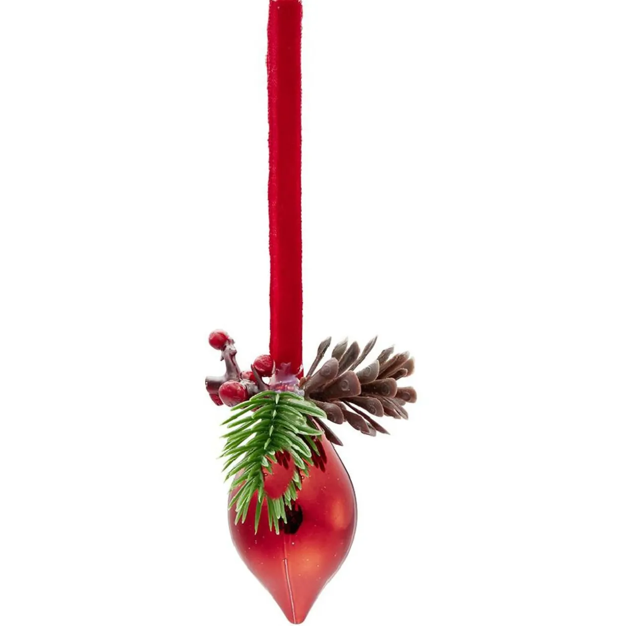 Décoration de Noël goutte colorée