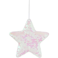 Décoration de Noël pailletée à suspendre