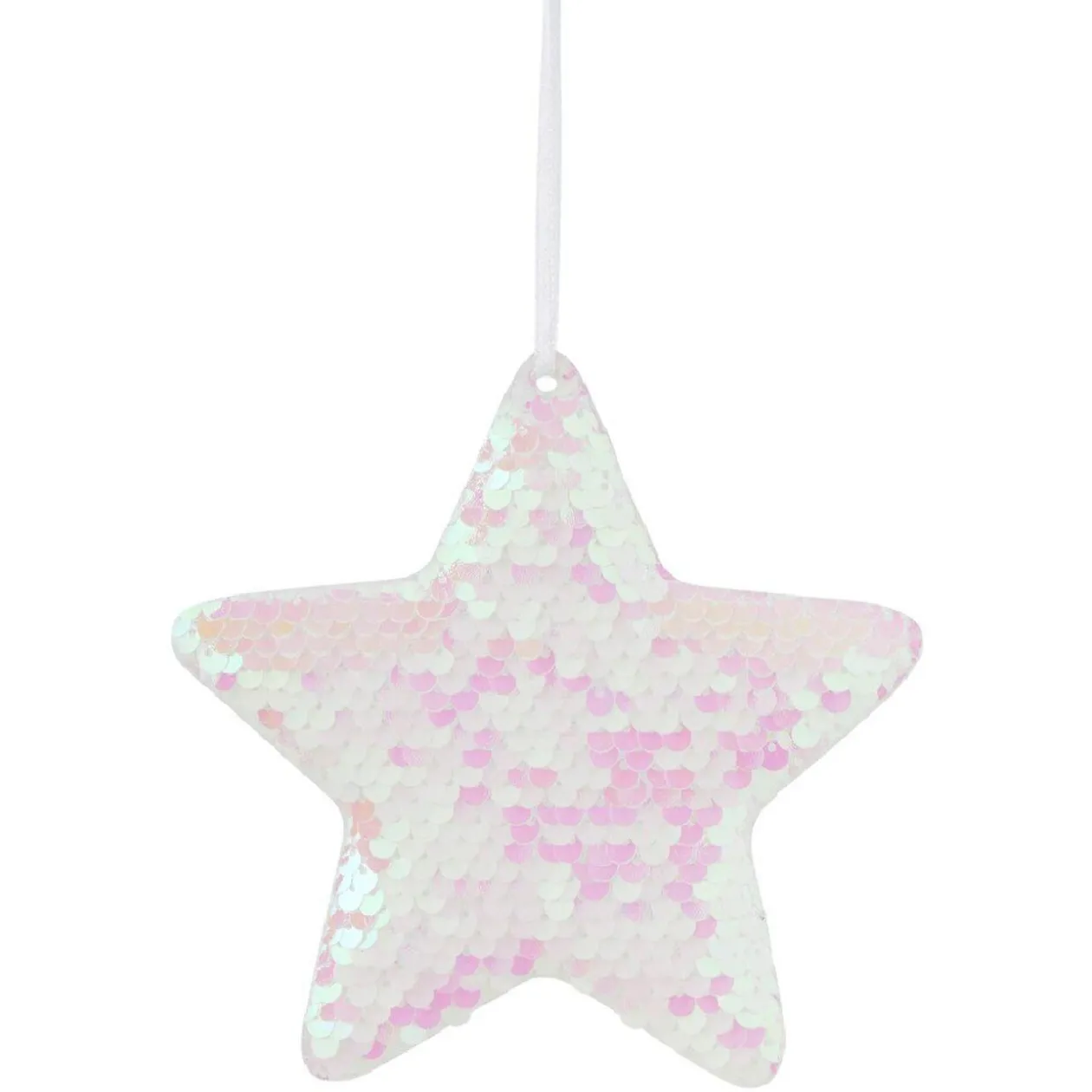 Décoration de Noël pailletée à suspendre