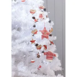 Décoration de Noël pull rouge et blanc à suspendre
