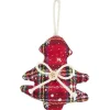 Décoration de Noël tartan à suspendre