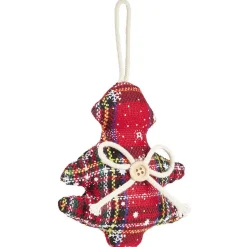 Décoration de Noël tartan à suspendre