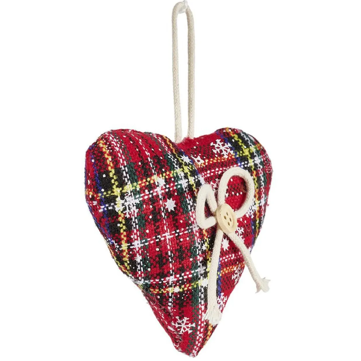Décoration de Noël tartan à suspendre