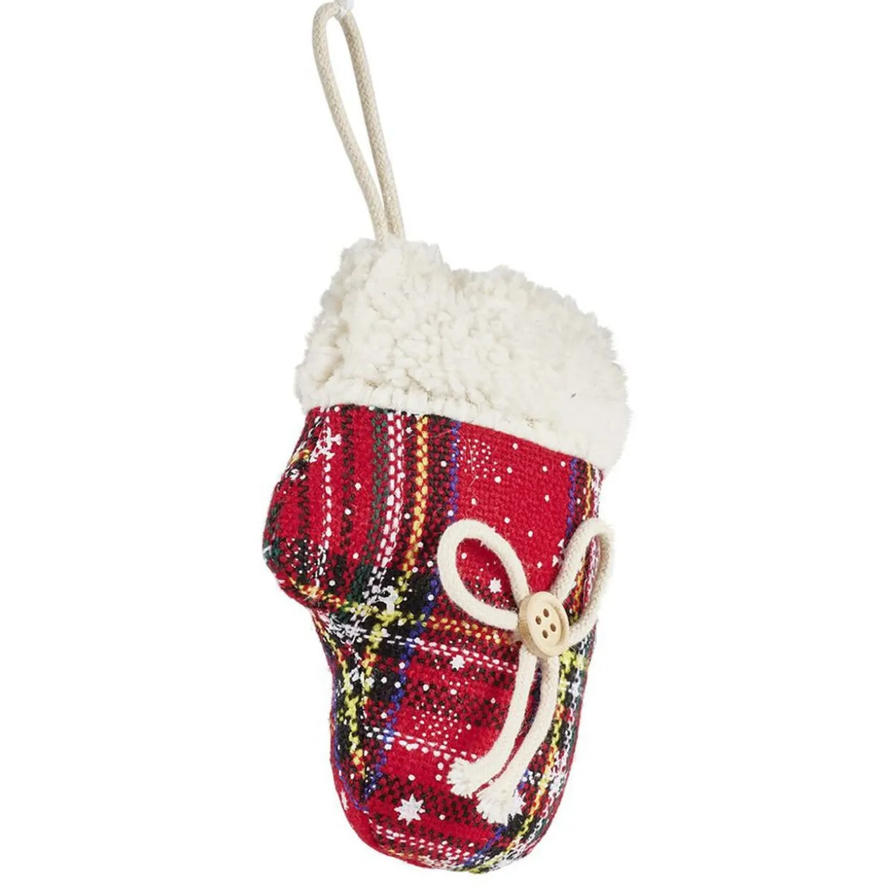 Décoration de Noël tartan à suspendre