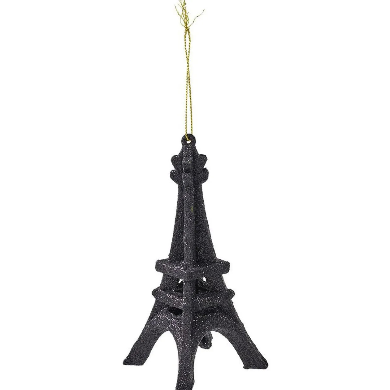 Décoration de Noël Tour Eiffel à suspendre en résine 2 modèles