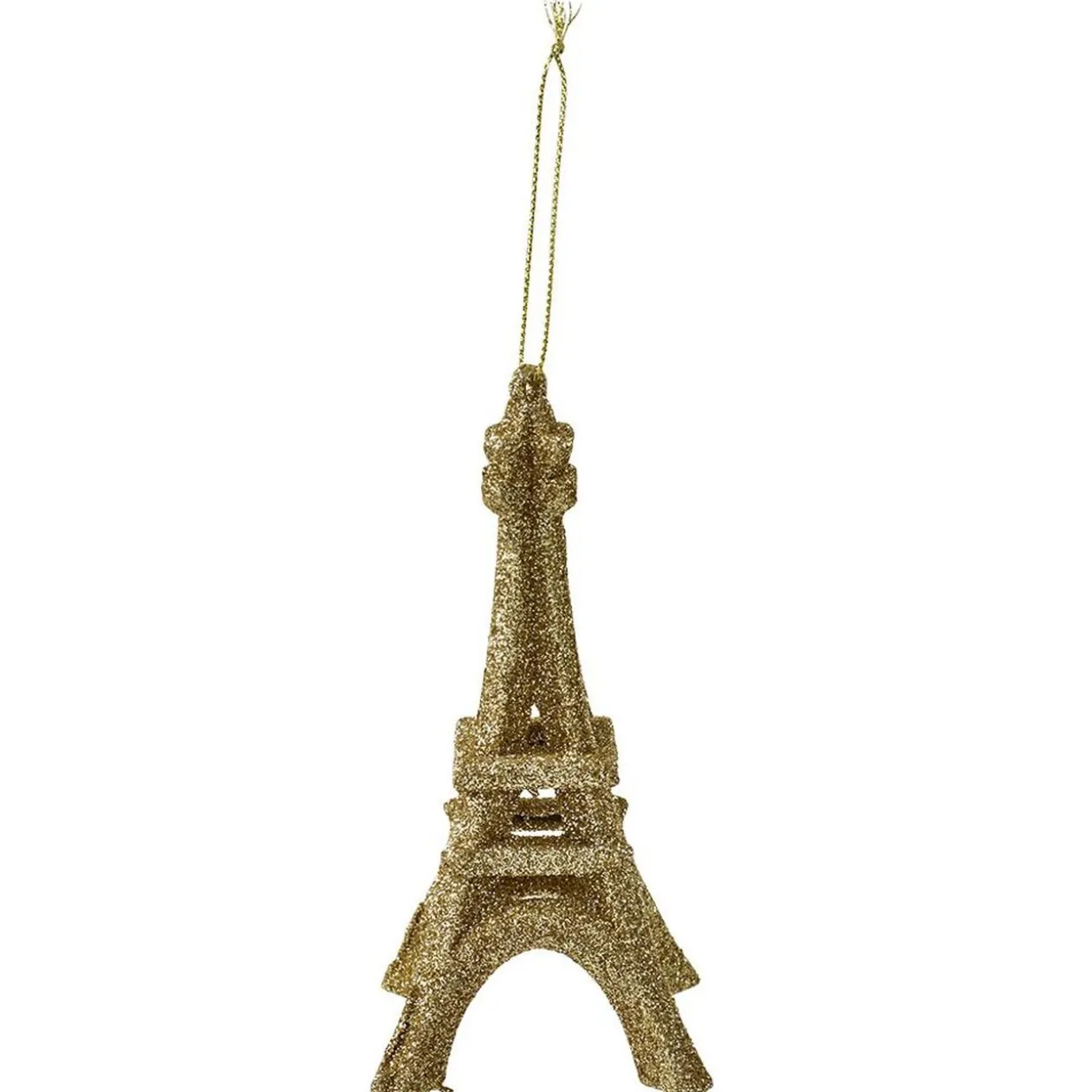 Décoration de Noël Tour Eiffel à suspendre en résine 2 modèles