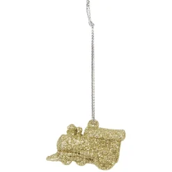 Décoration de Noël train à suspendre x4