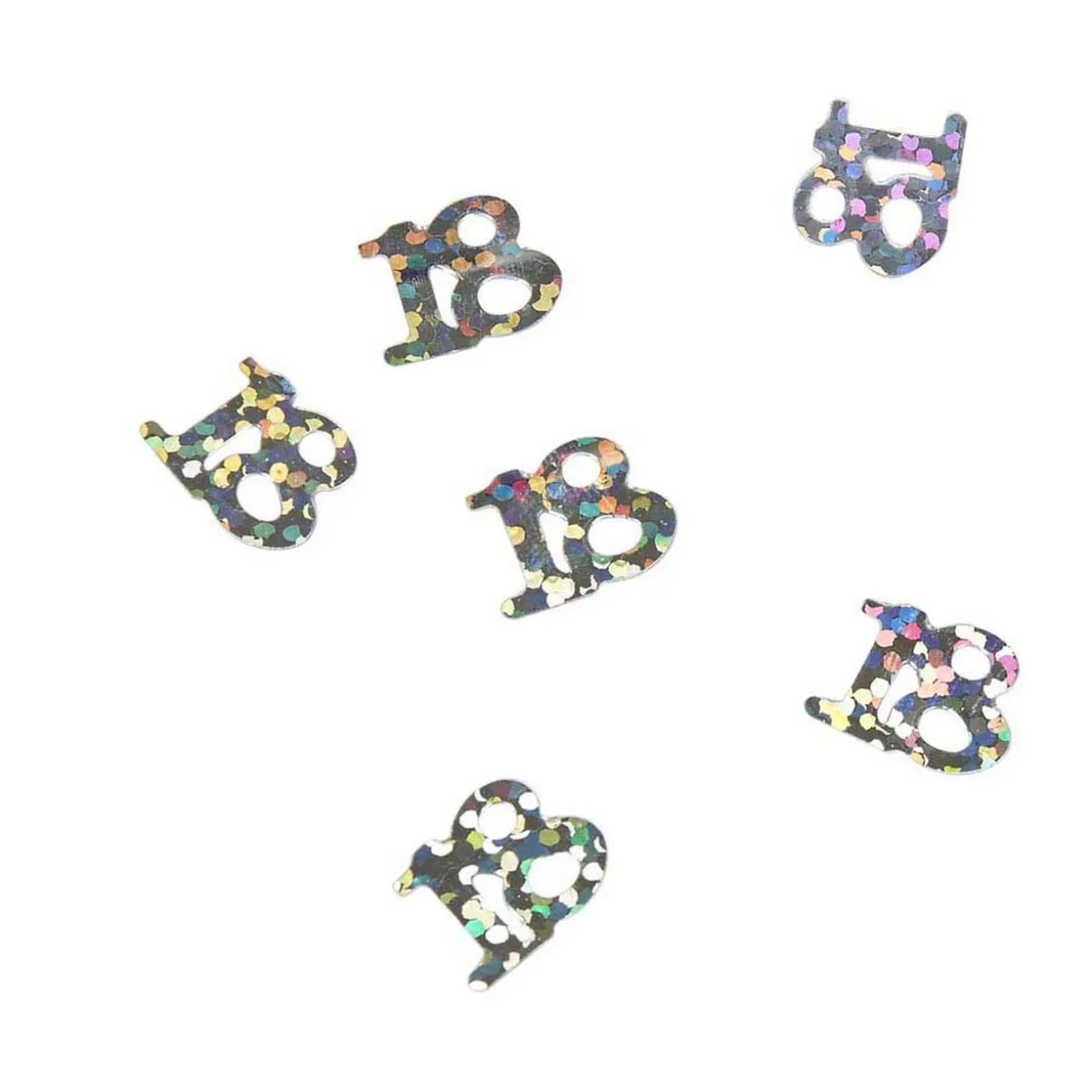 Décoration de table anniversaire 18 ans argenté