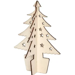 Décoration de table arbre de Noël naturelle