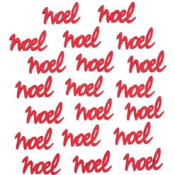 Décoration de table lettres de Noël x20