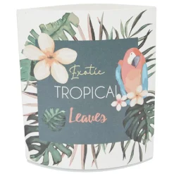 Décoration de table lumineuse décor tropical