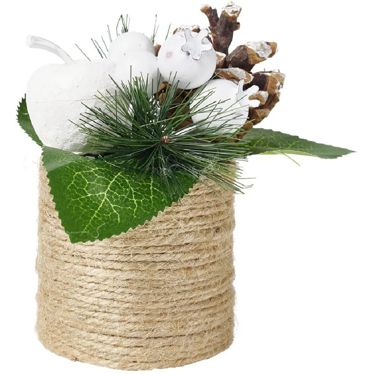 Décoration de table Noël sapin pot à poser