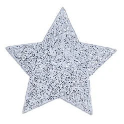Décoration de table étoile x24 pièces, dorée ou argentée