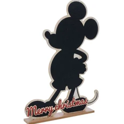 Décoration Disney à poser Mickey Merry Christmas bois H75cm