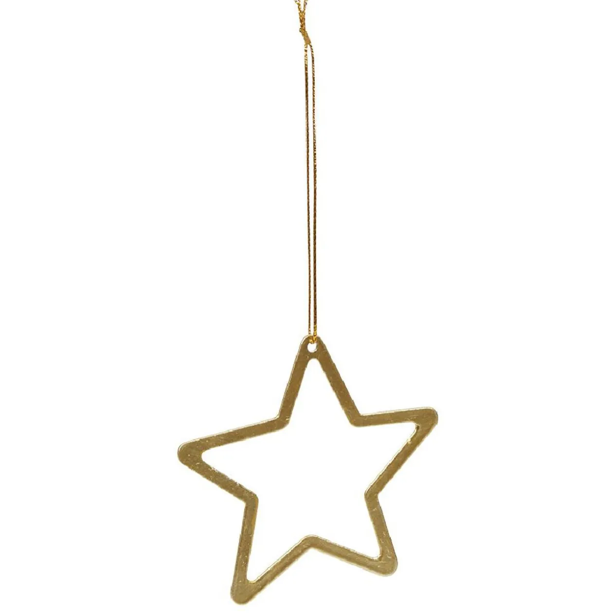 Décoration en métal doré à suspendre