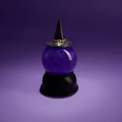 Décoration Halloween boule animée LED chapeau sorcière