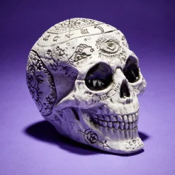 Décoration Halloween Spirit tête de mort à poser 15x11xH15cm