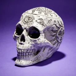 Décoration Halloween Spirit tête de mort à poser 15x11xH15cm