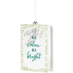 Décoration livre de Noël à suspendre