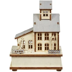 Décoration lumineuse, bois