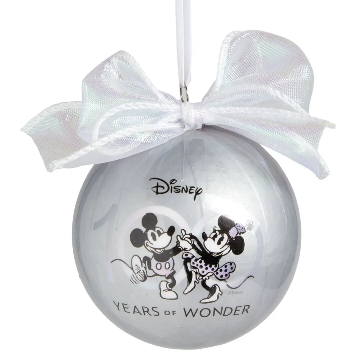 Décoration Mickey 100 ans iridescent