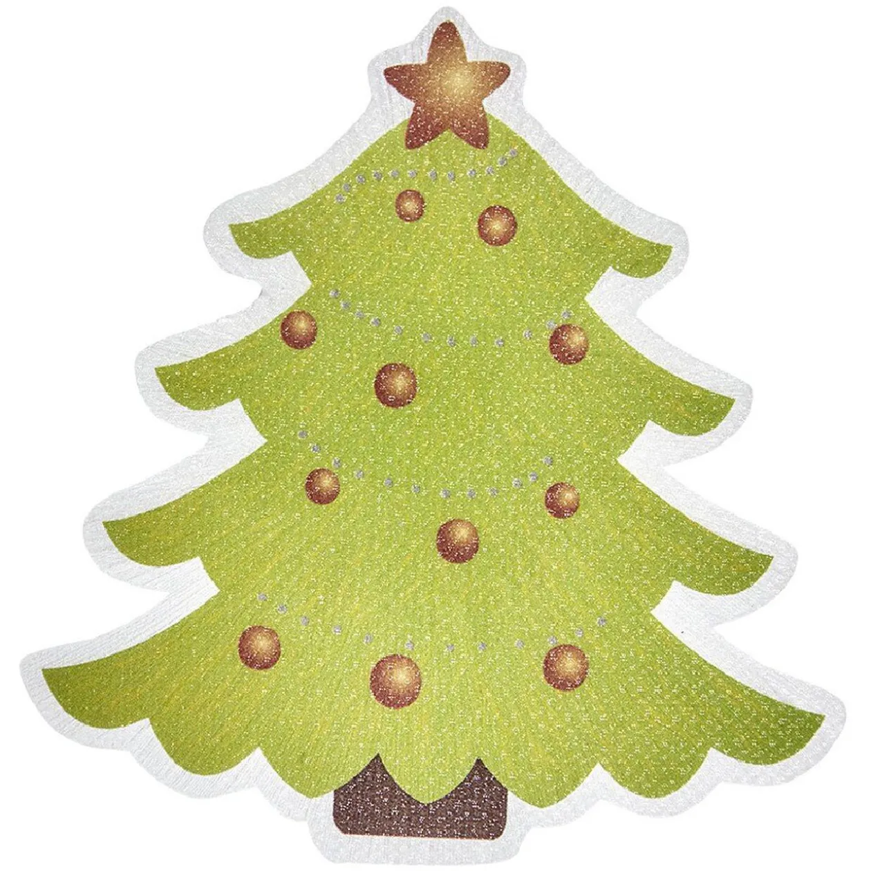 Décoration noël de fenêtre lumineuse 1LED, pvc