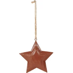 Décoration pour sapin de Noël à suspendre marron