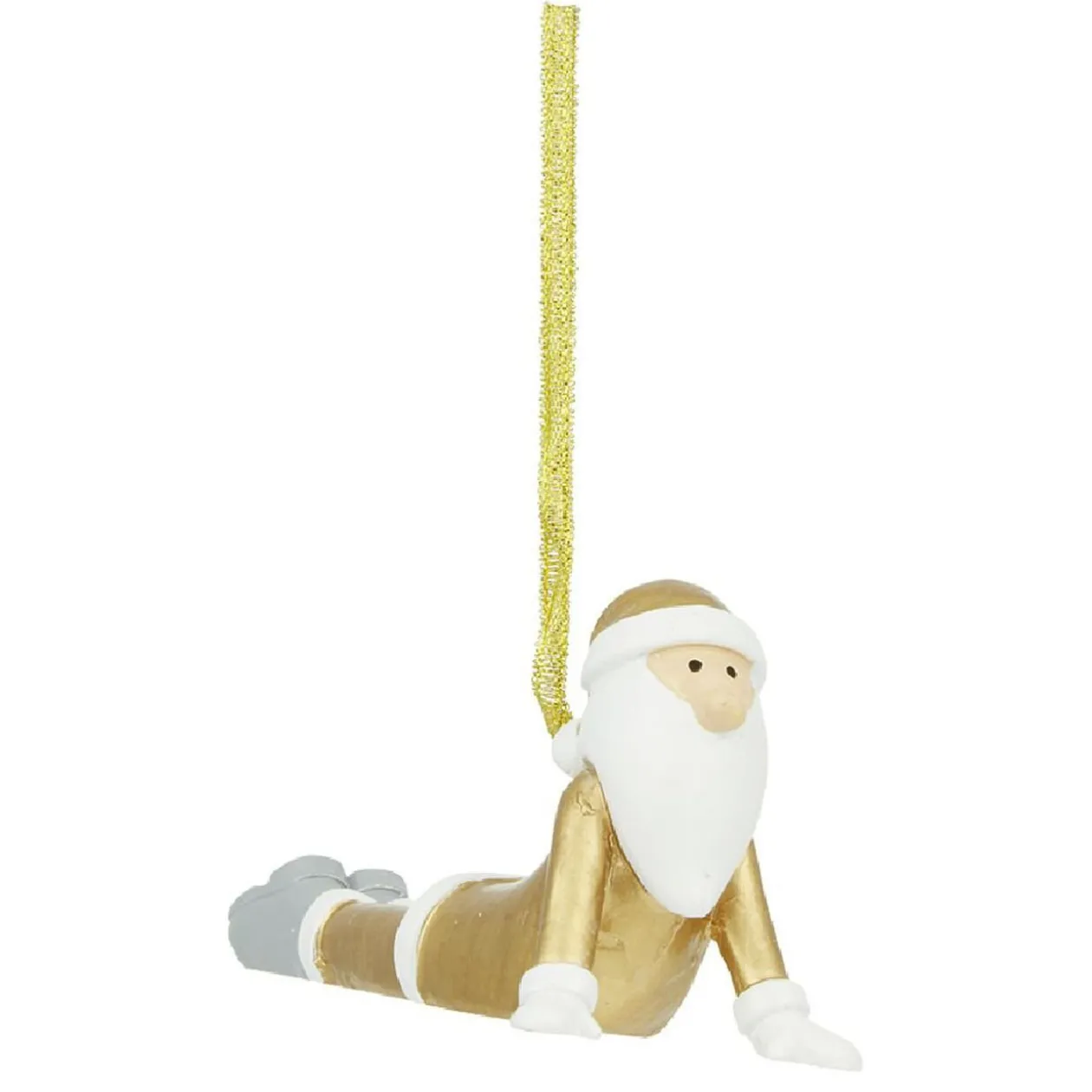 Décoration Père Noël Yoga à suspendre