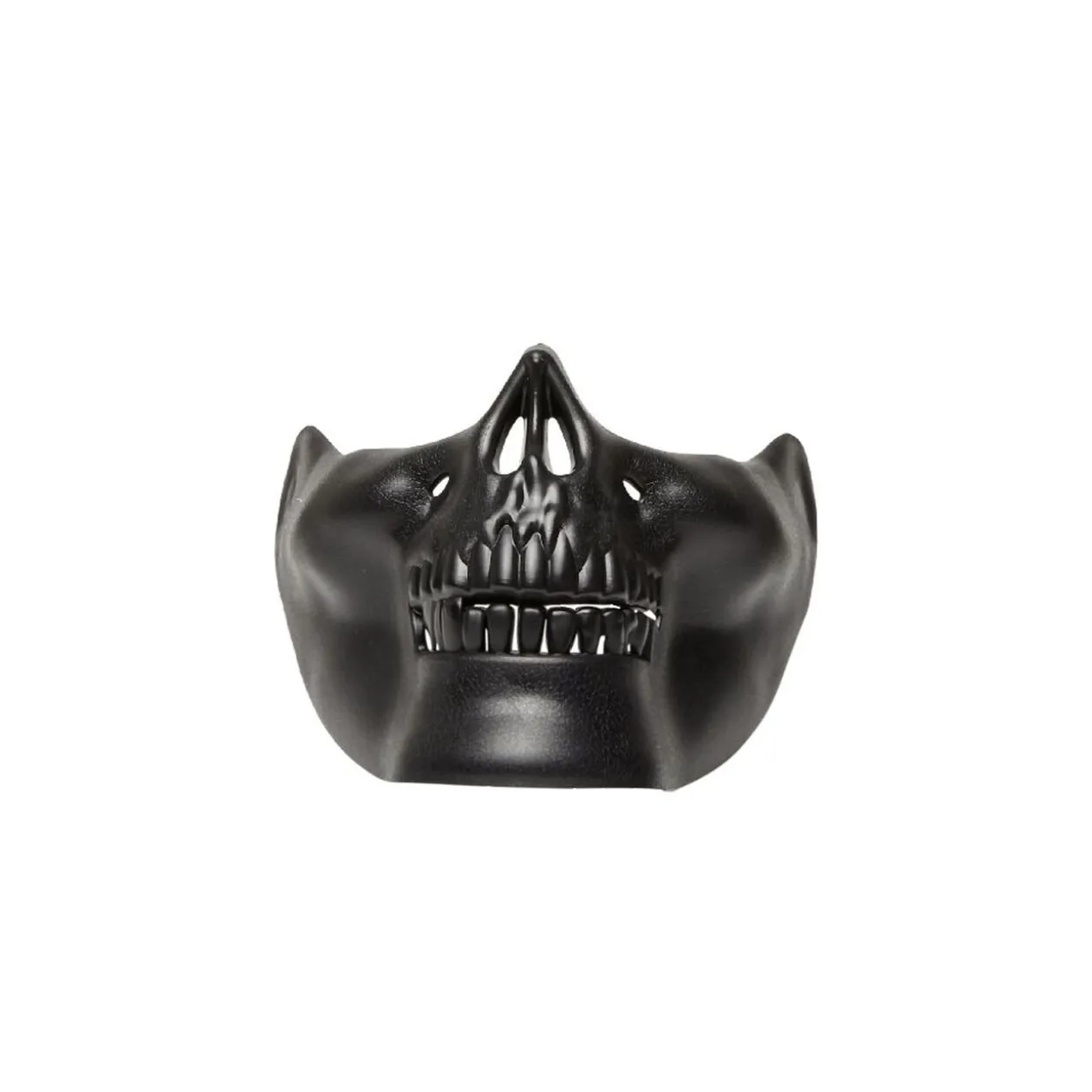 Demi masque de squelette en plastique