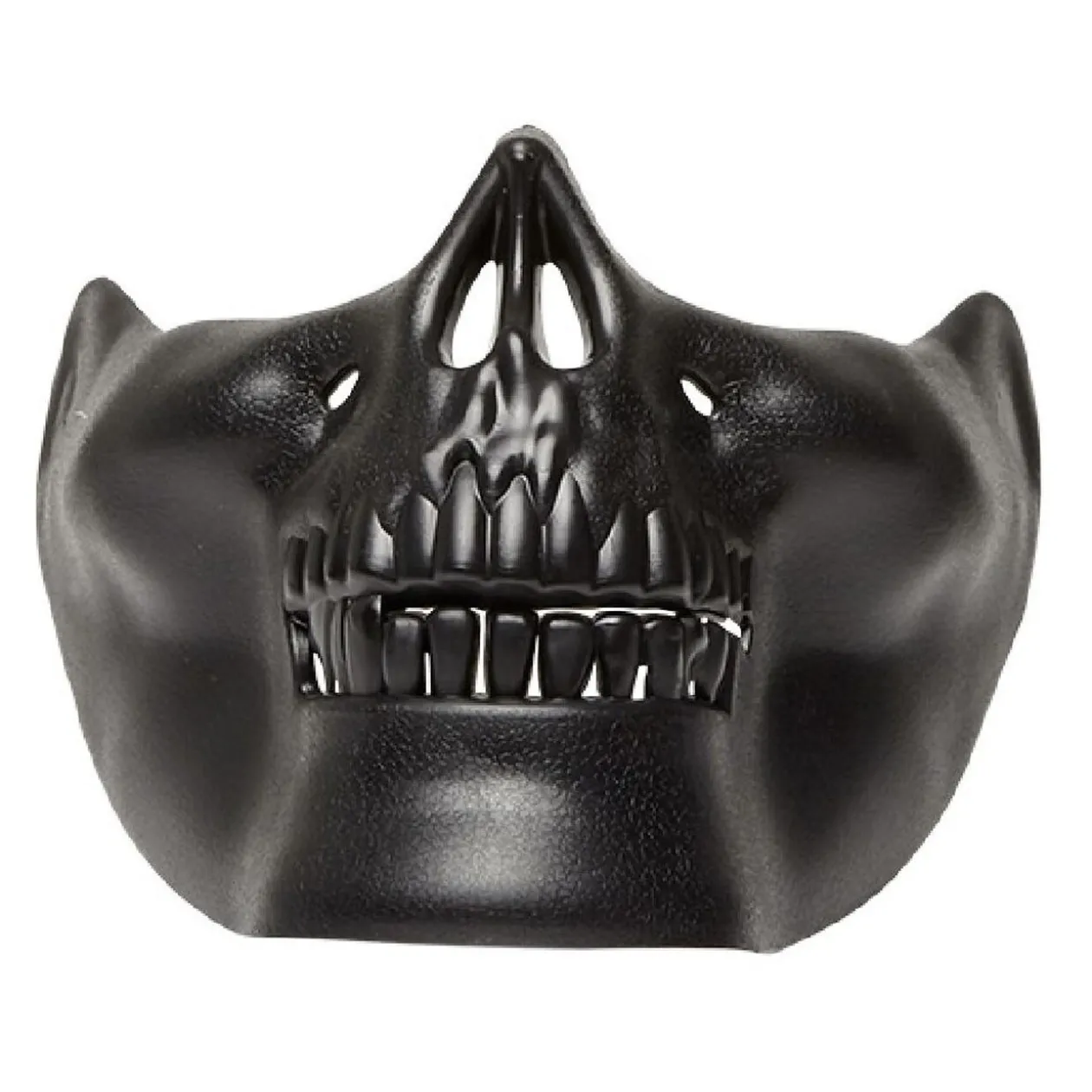 Demi masque de squelette en plastique