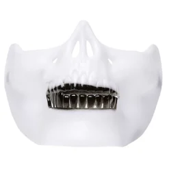 Demi masque de squelette en plastique
