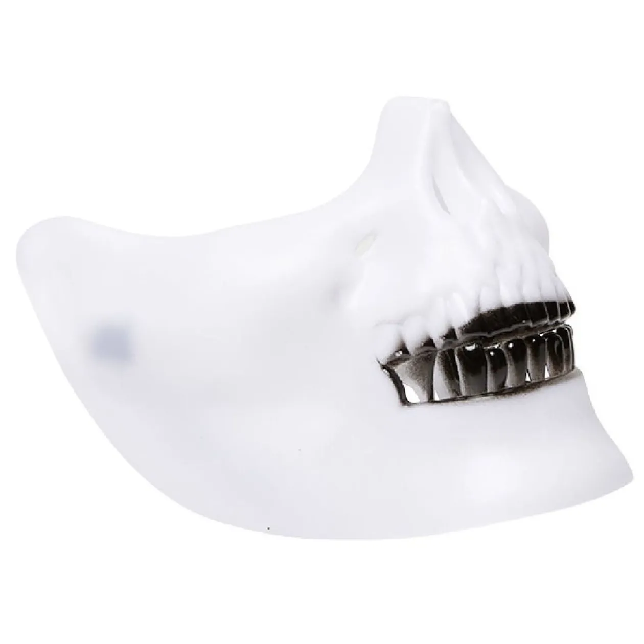 Demi masque de squelette en plastique