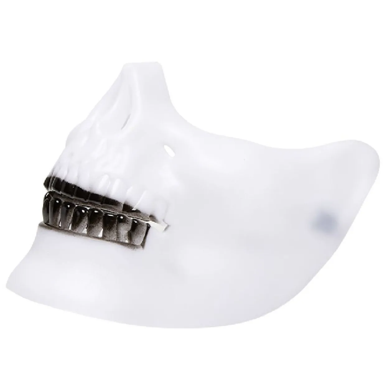 Demi masque de squelette en plastique
