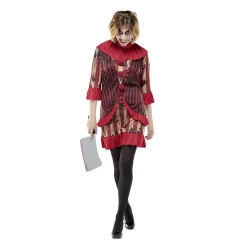 Déguisement adulte clown ensanglanté robe Halloween taille M