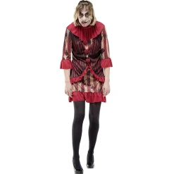 Déguisement adulte clown ensanglanté robe Halloween taille M