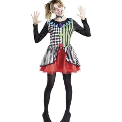 Déguisement adulte clown tour de cou et robe taille M