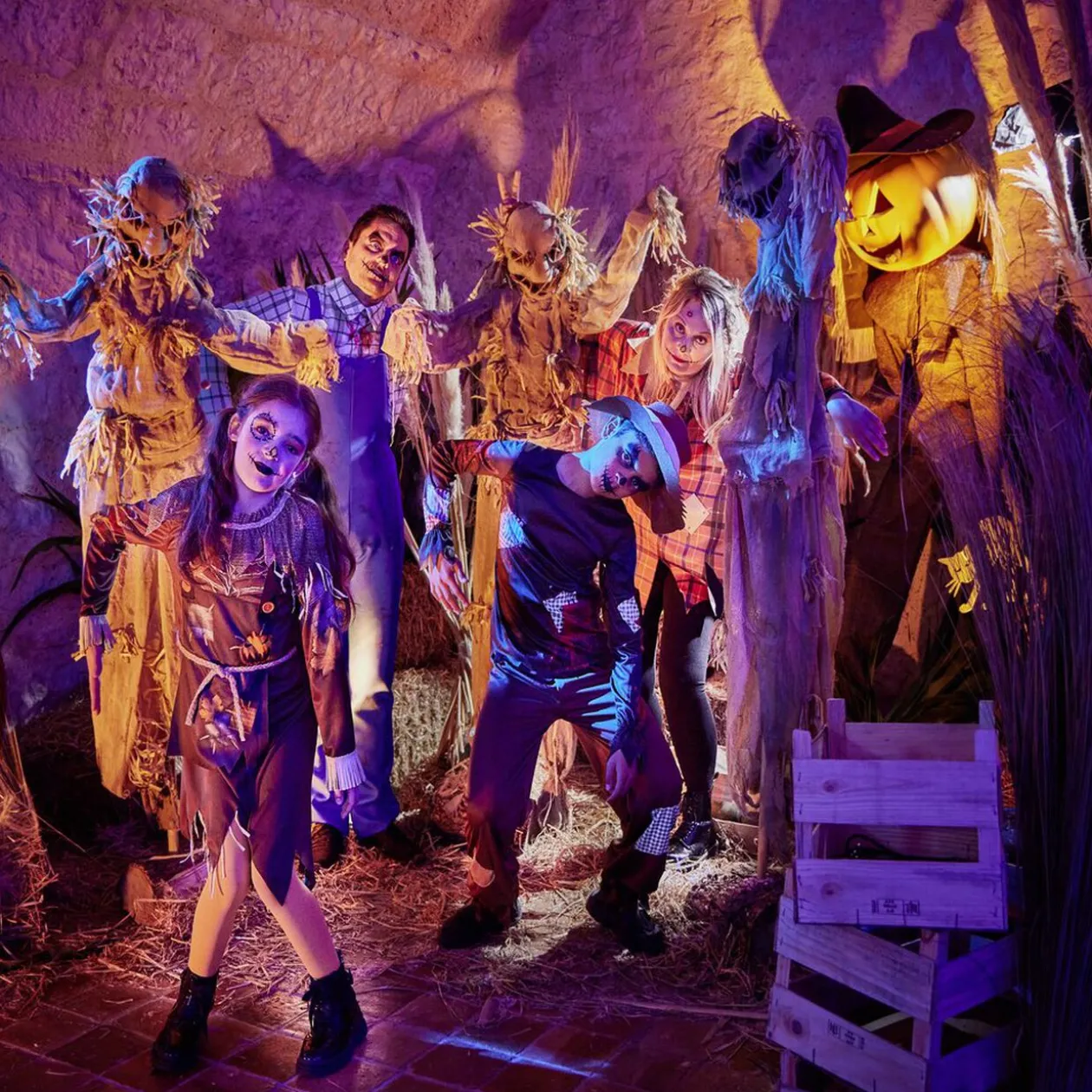 Déguisement adulte fermier assassin chemise et salopette taille unique