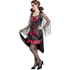 Déguisement adulte Halloween vampire robe Taille S
