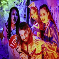 Déguisement adulte Halloween infirmière zombie sanglant Taille S