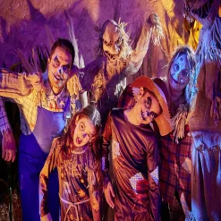 Déguisement adulte Halloween épouvantail poncho - Taille unique