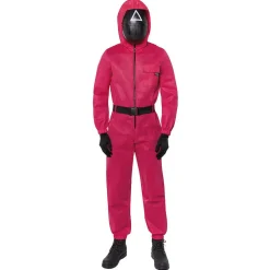 Déguisement combinaison Squid Game rouge Taille M