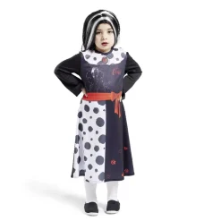 Déguisement enfant Cruella robe 3/4 ans