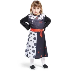 Déguisement enfant Cruella robe 5/6 ans